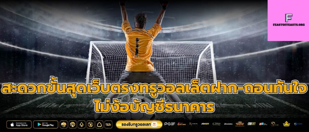 สะดวกขั้นสุดเว็บตรงทรูวอลเล็ตฝาก-ถอนทันใจ ไม่ง้อบัญชีธนาคาร